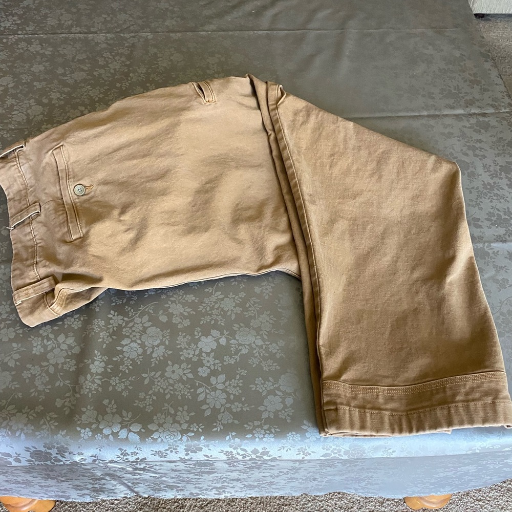 Duluth Trading Company Ballroom Flex Khaki’s 44x30 Brown Standard Fit.
